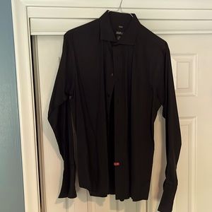 Men’s Black Button Down - Large - Kenneth Cole
